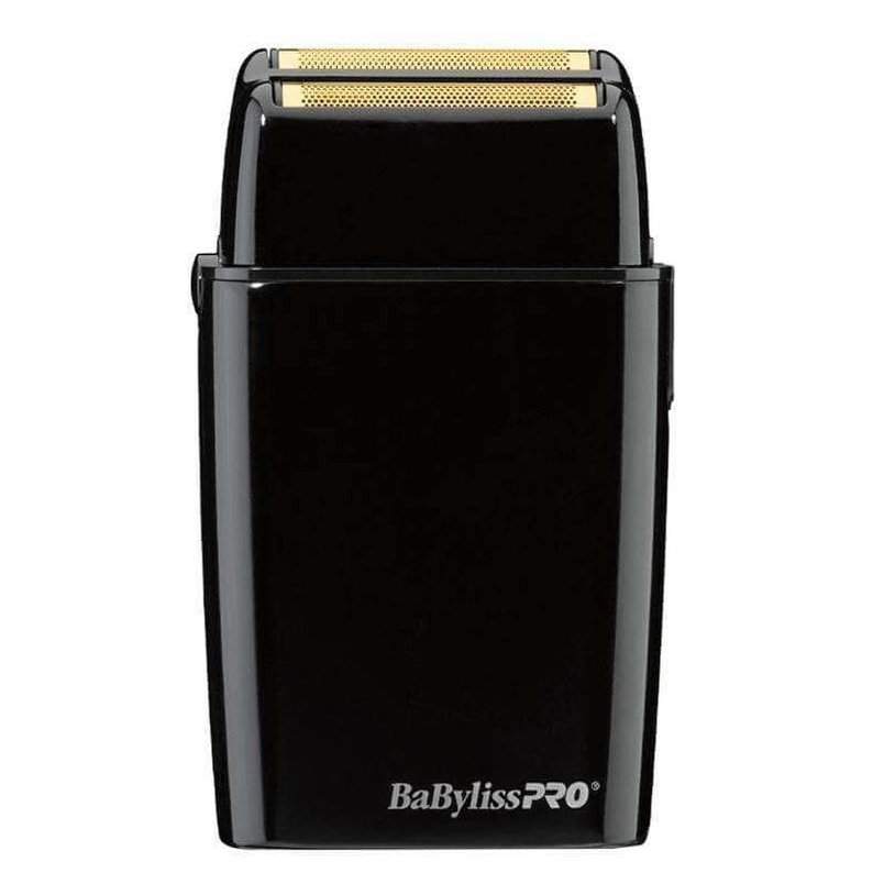 Cordless Black Metal Double Foil Shaver