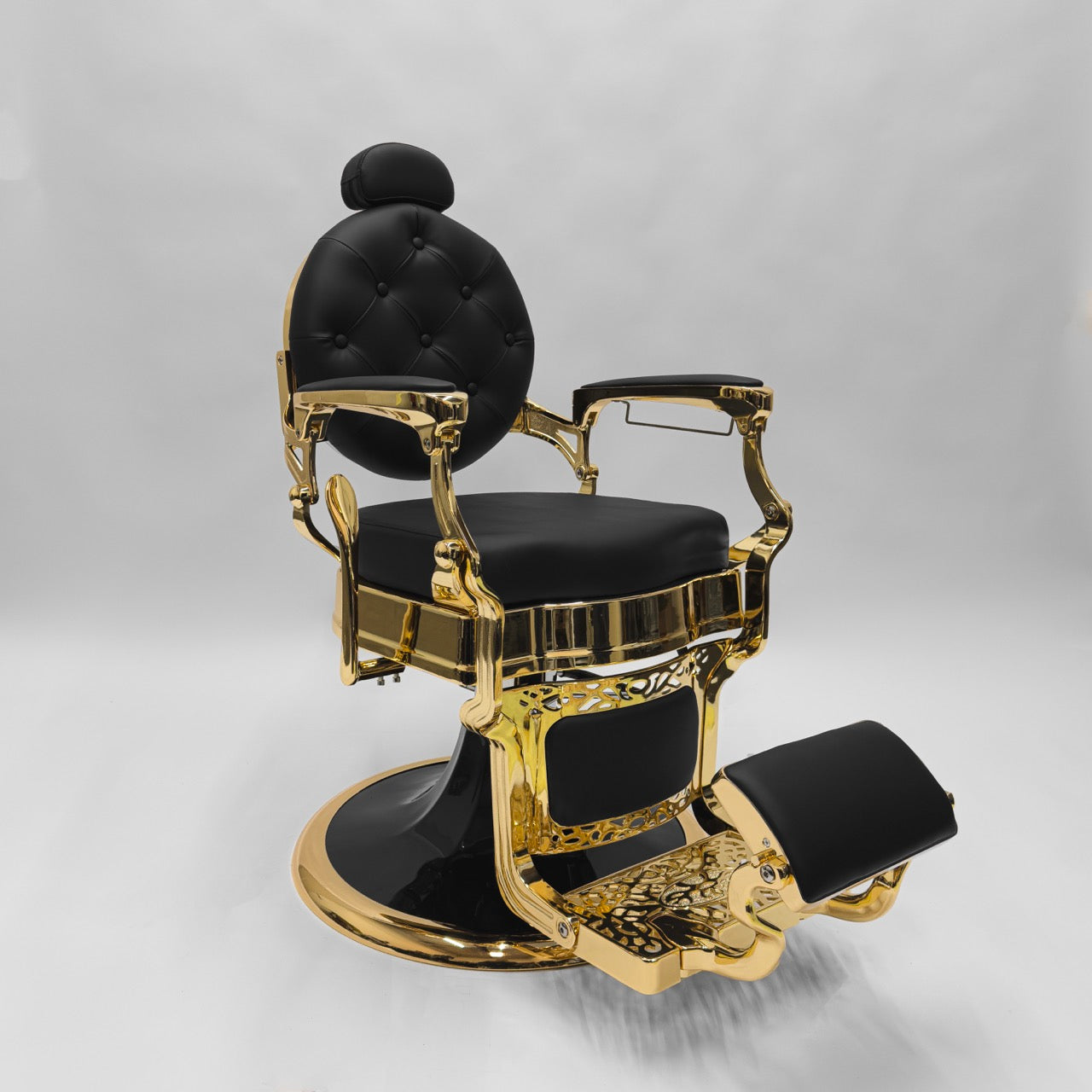 ROYALE Gold Vintage Style Barber Chair