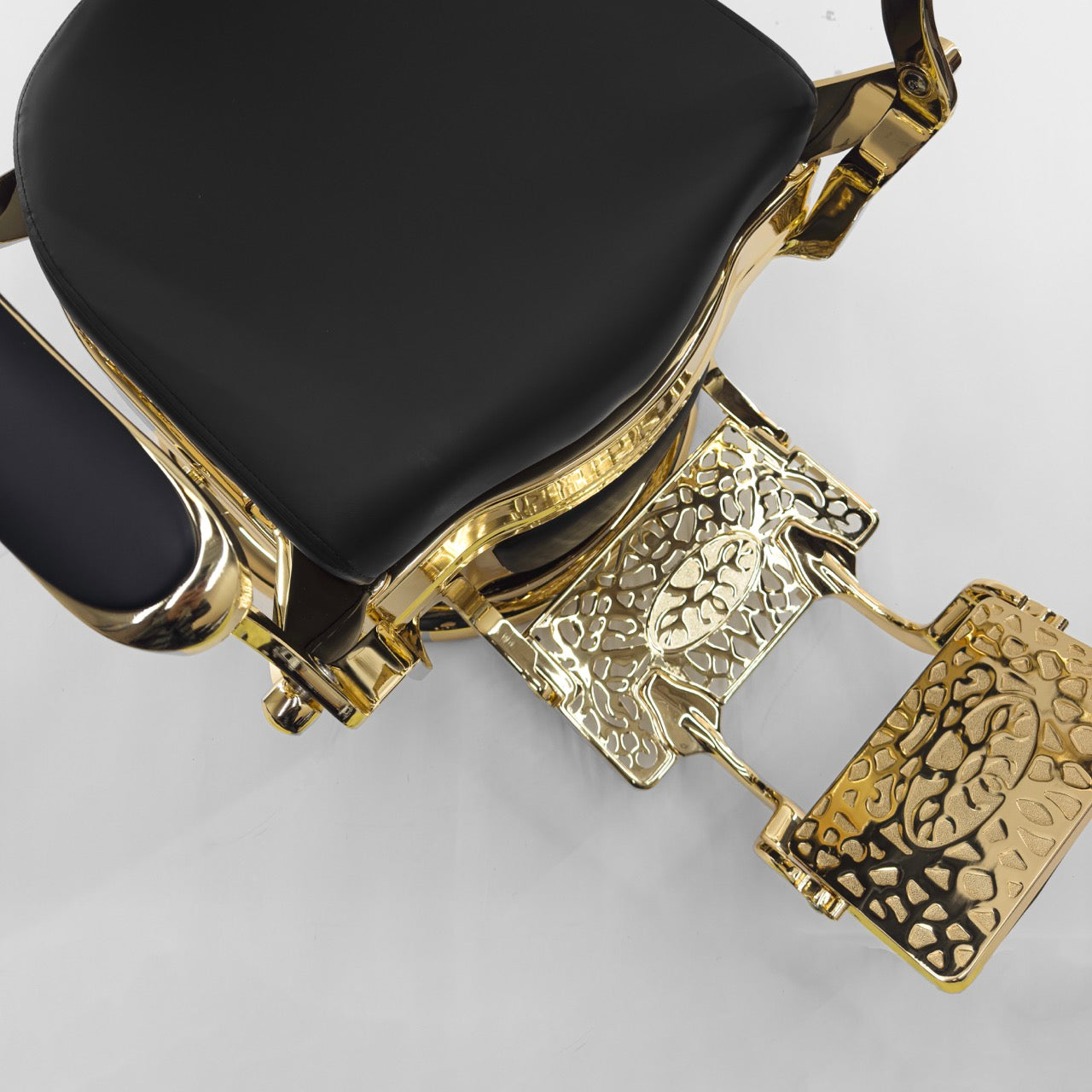 ROYALE Gold Vintage Style Barber Chair