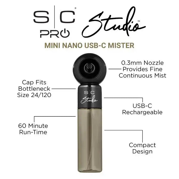 StyleCraft Studio Mister  - Mini Nano Mister 4 Fl Oz
