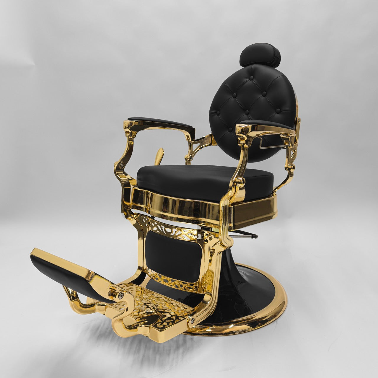 ROYALE Gold Vintage Style Barber Chair