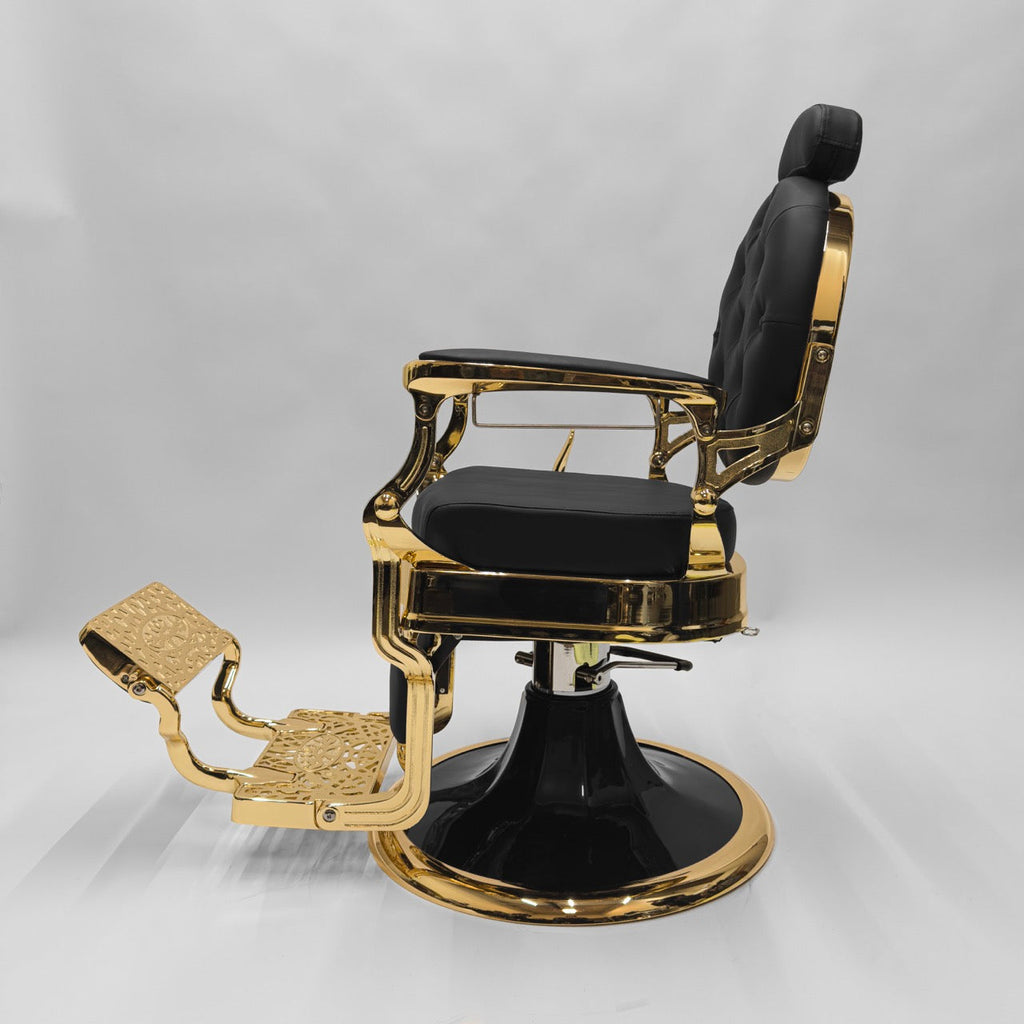 ROYALE Gold Vintage Style Barber Chair
