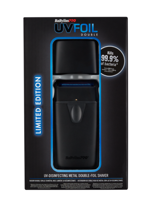 BaBylissPRO UV Double Foil Shaver - Matte Black