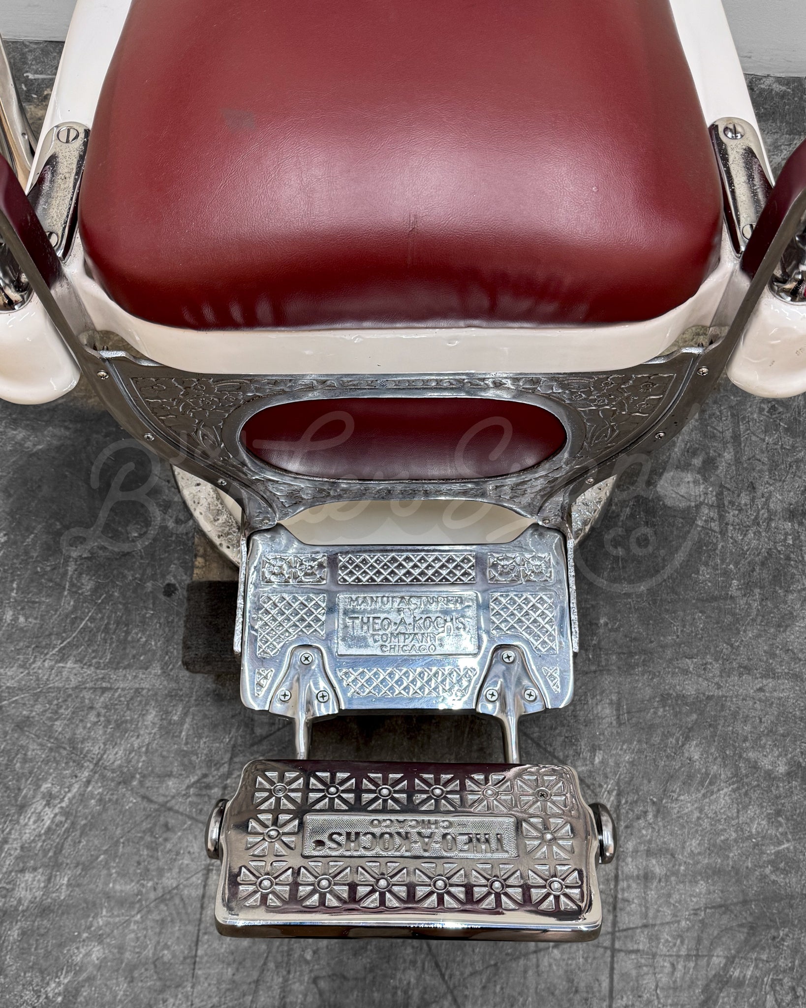 Antique Theo A Kochs Barber Chair