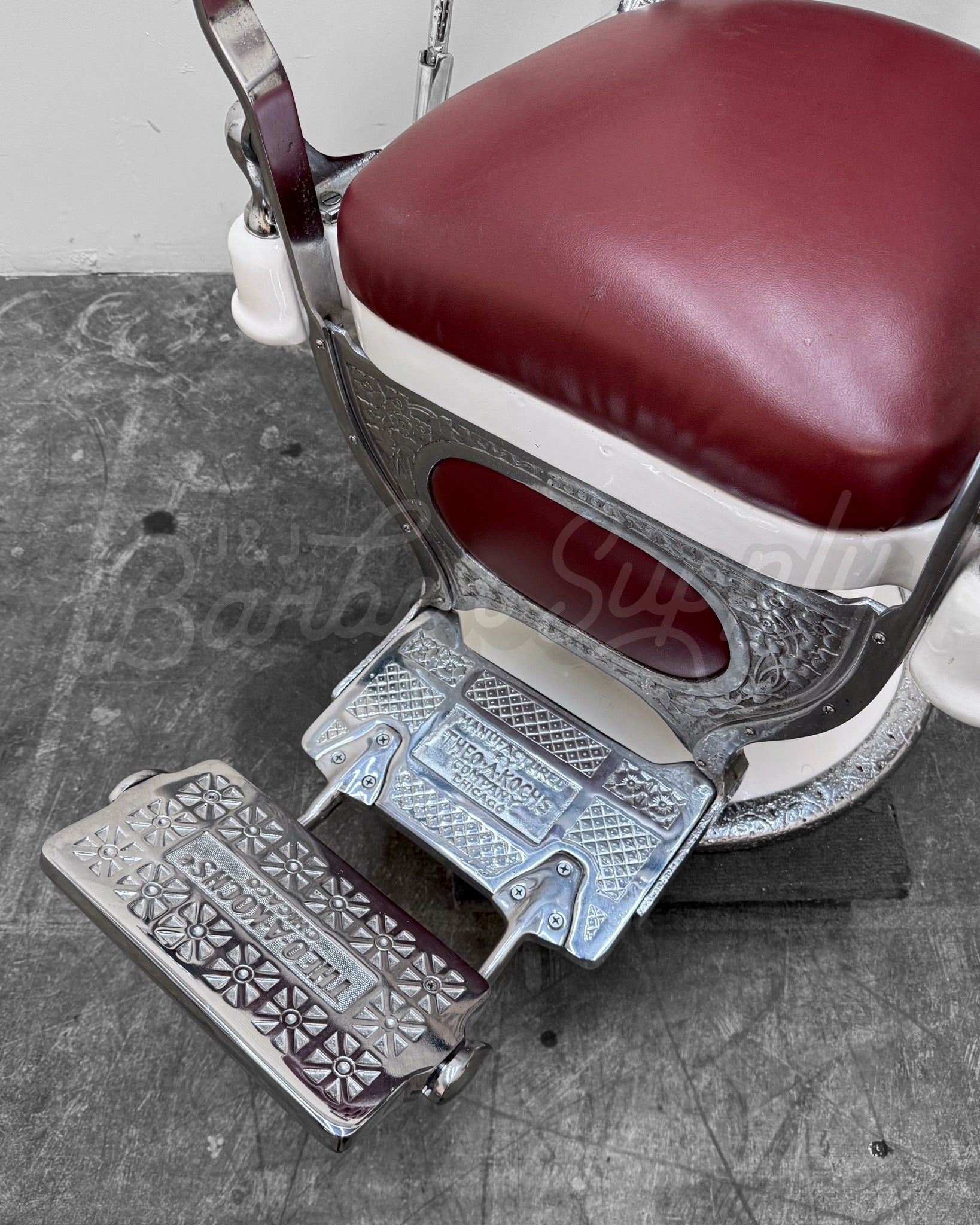 Antique Theo A Kochs Barber Chair
