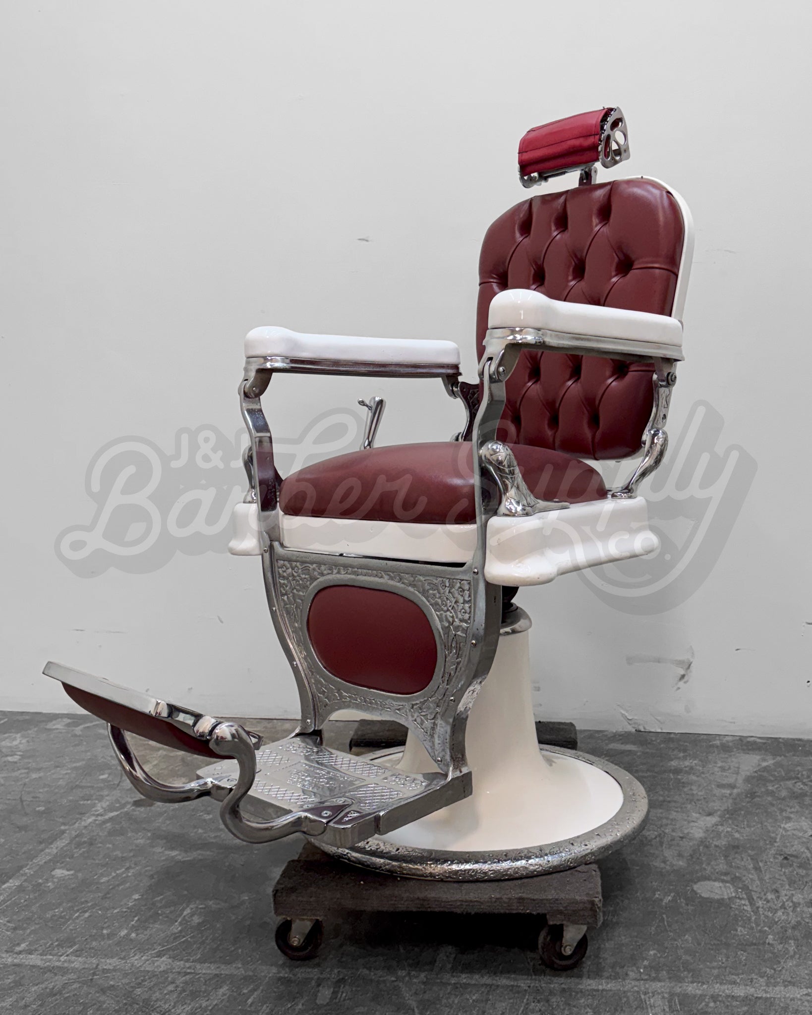 Antique Theo A Kochs Barber Chair