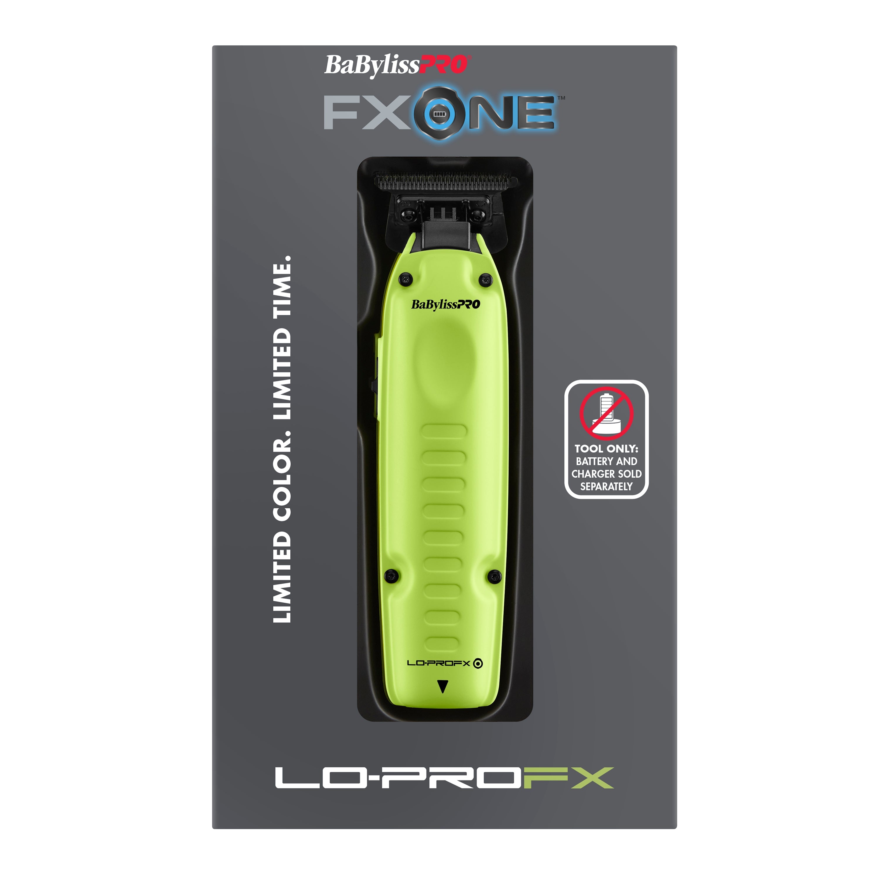 BaBylissPRO FXONE Neon Yellow Trimmer - TOOL ONLY