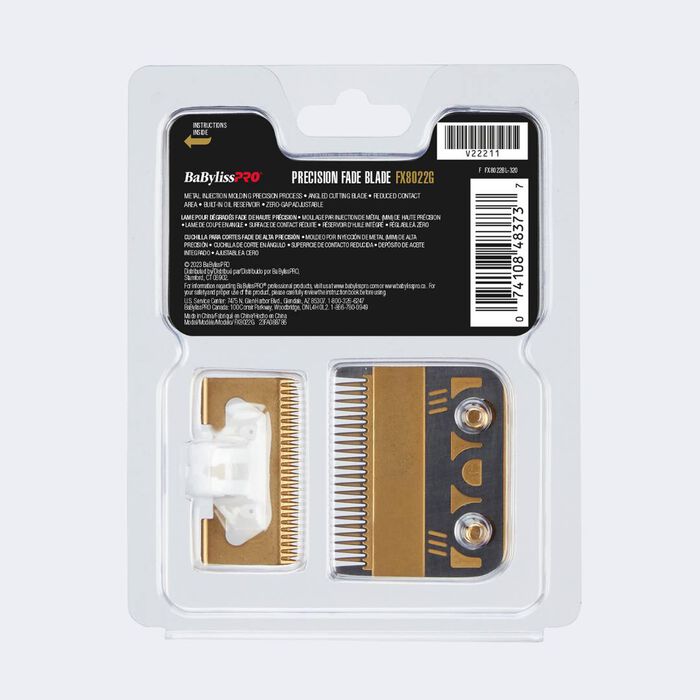 BaBylissPRO  Gold Titanium Metal-Injection Molded (MIM) Precision Fade Blade