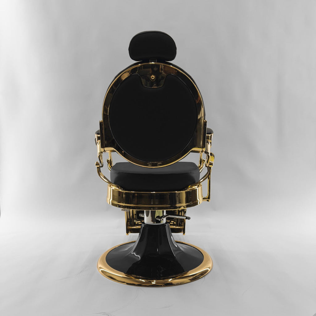ROYALE Gold Vintage Style Barber Chair