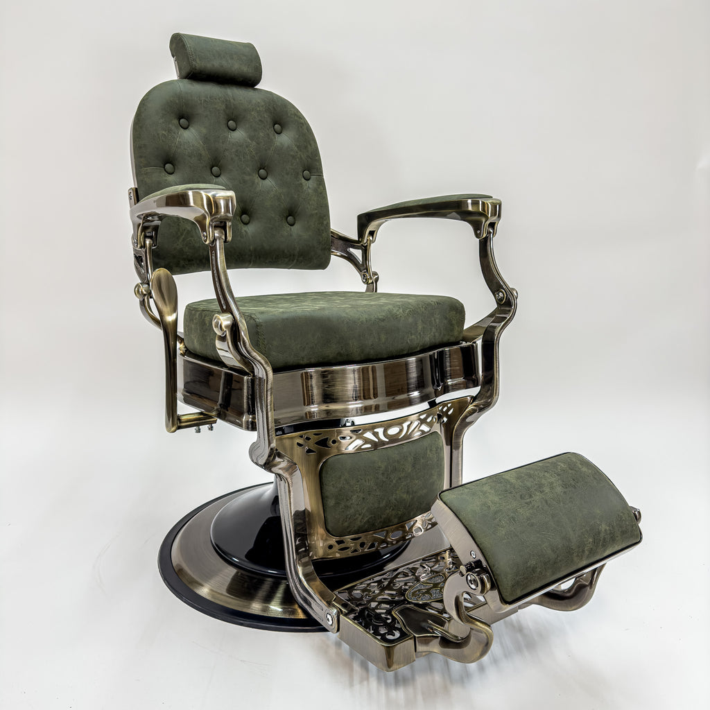 HERMES Bronze Vintage Style Barber Chair