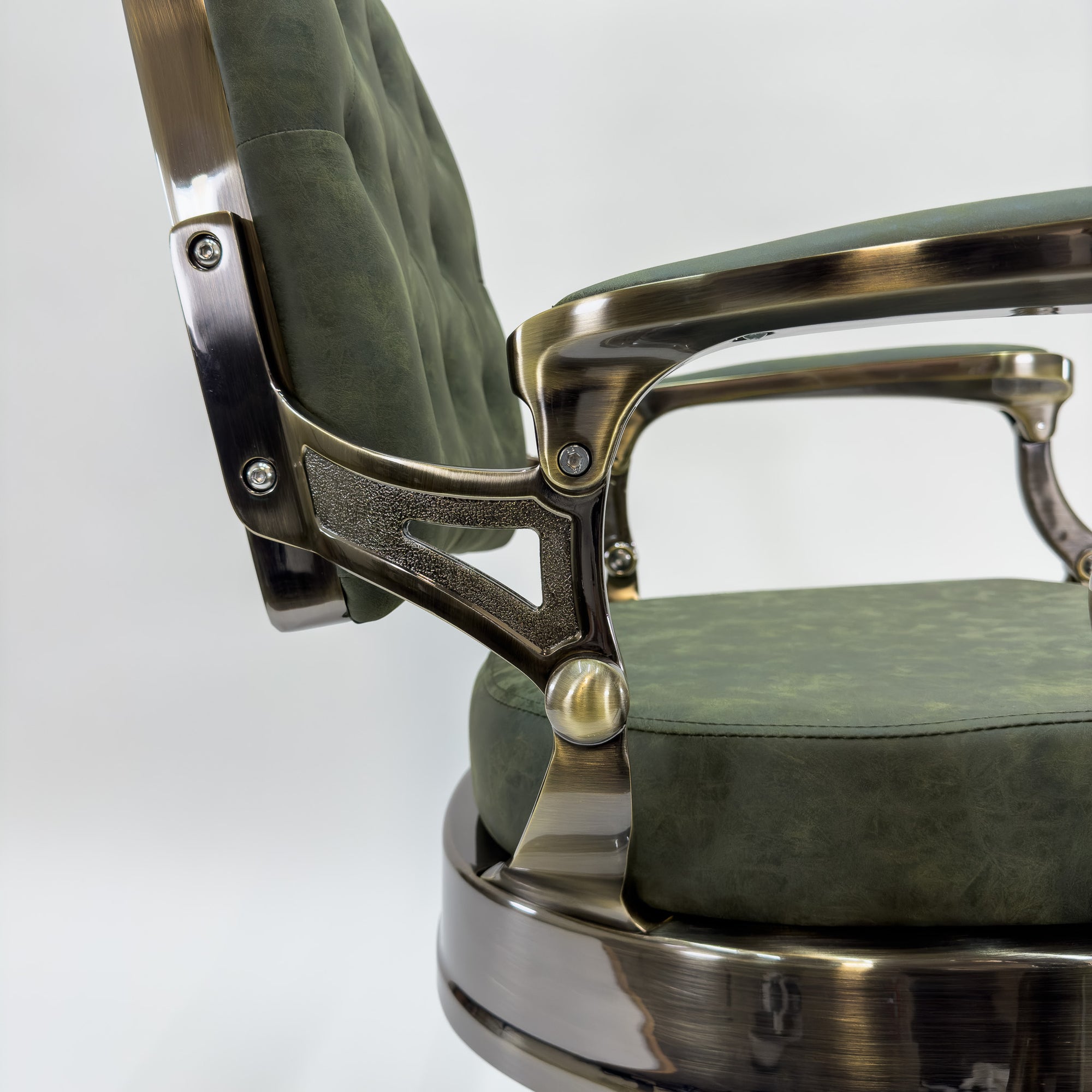 HERMES Bronze Vintage Style Barber Chair