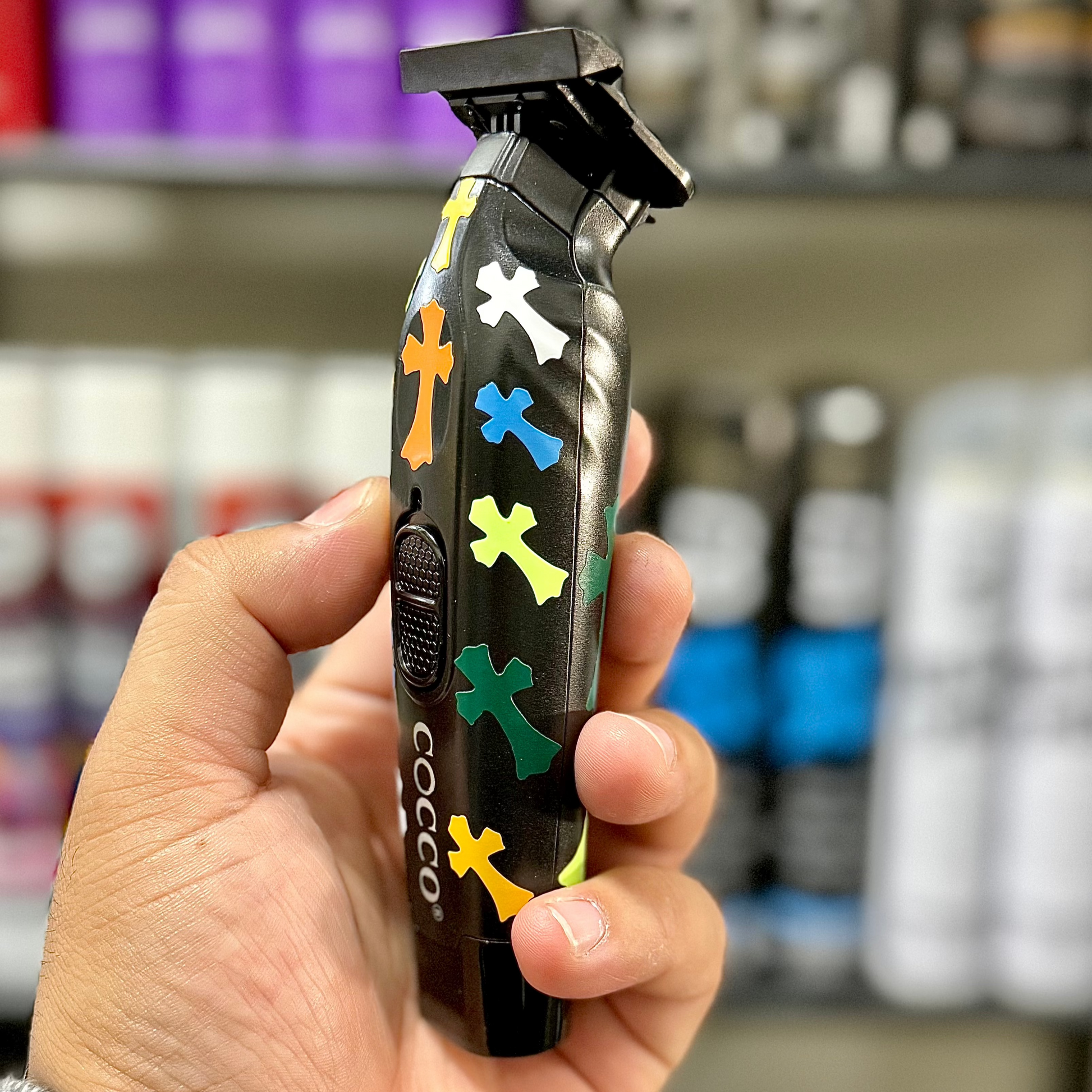 Custom Cocco Veloce Pro Trimmer (Matte Black) - C. Hearts Multi Color