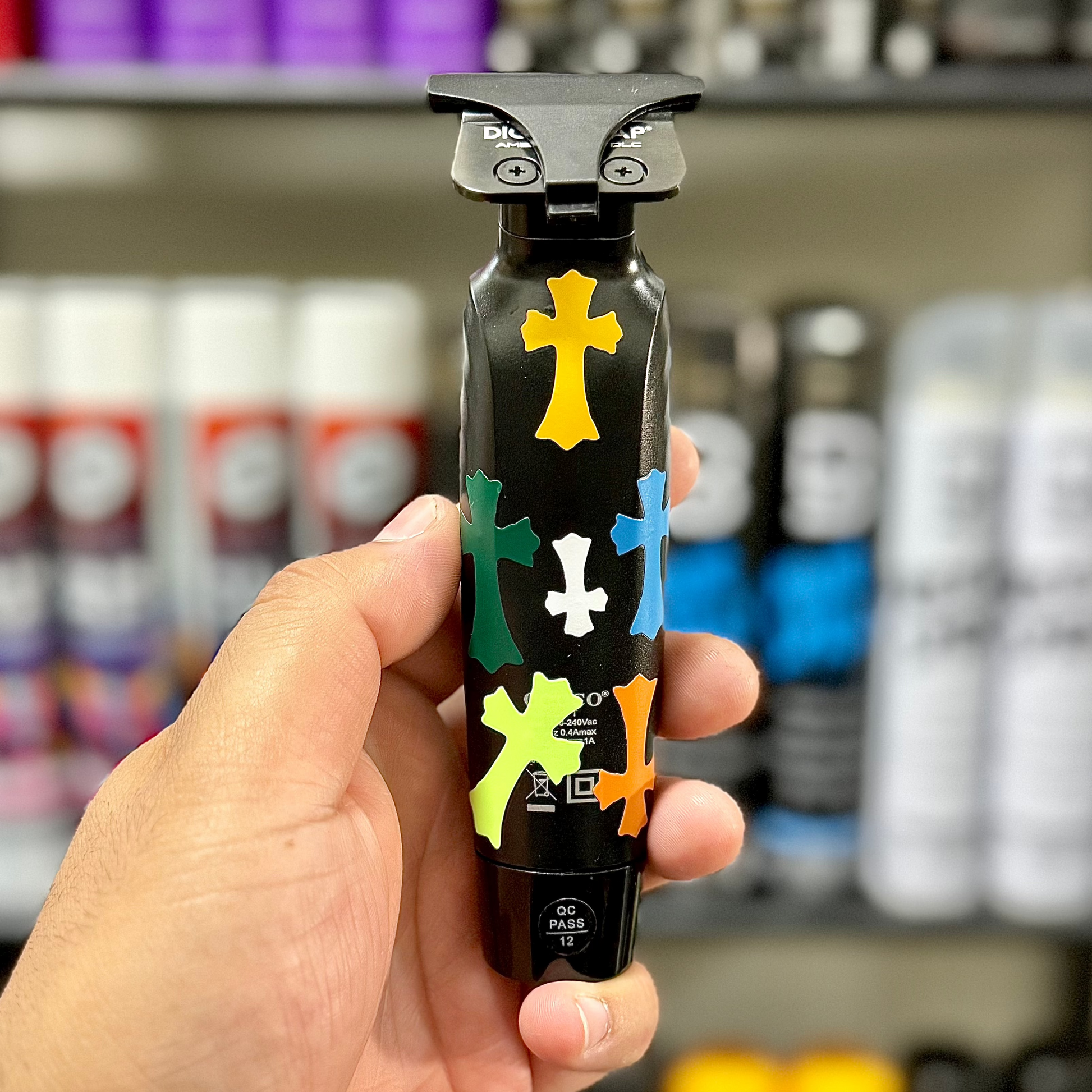 Custom Cocco Veloce Pro Trimmer (Matte Black) - C. Hearts Multi Color