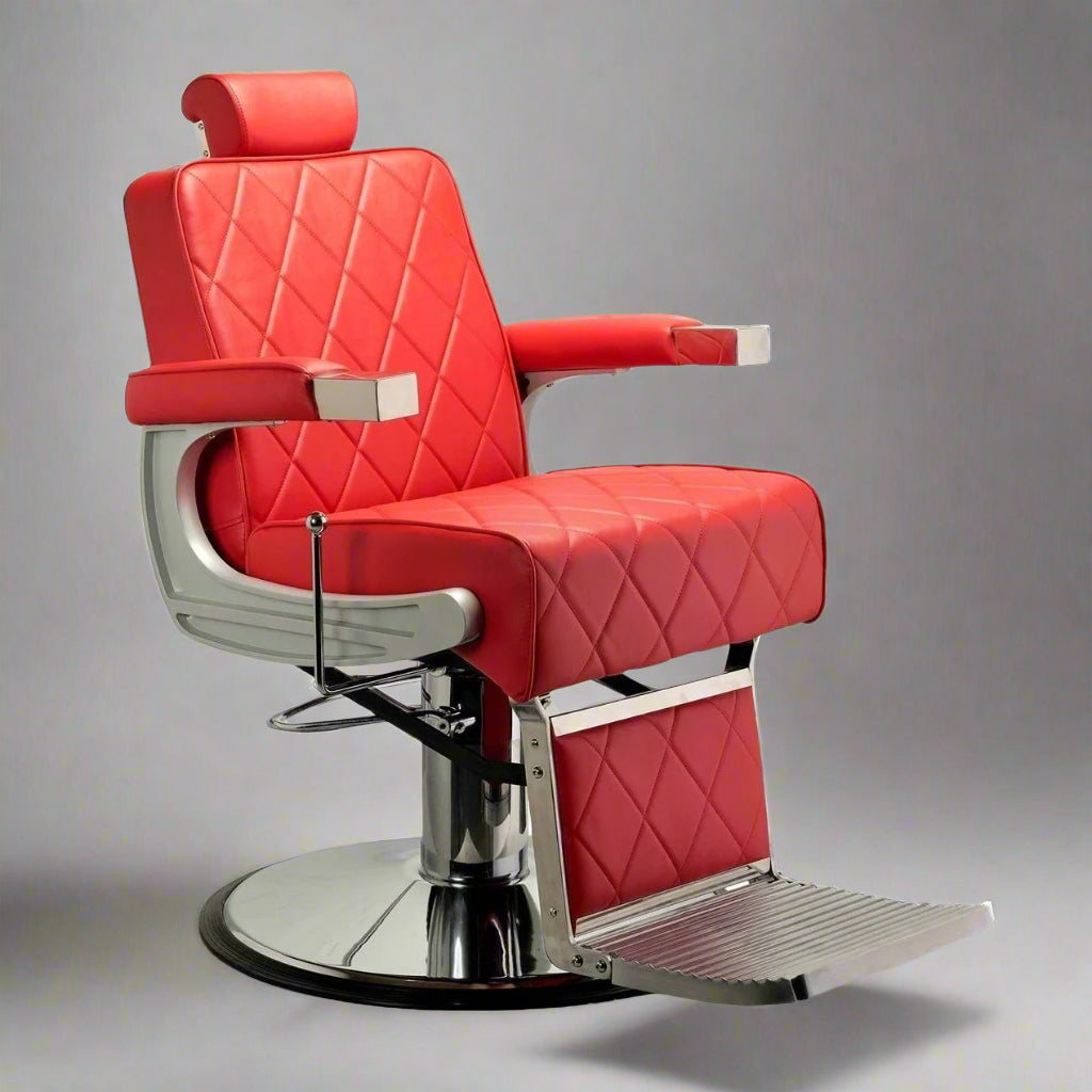 Wellington Barber Chair - Red