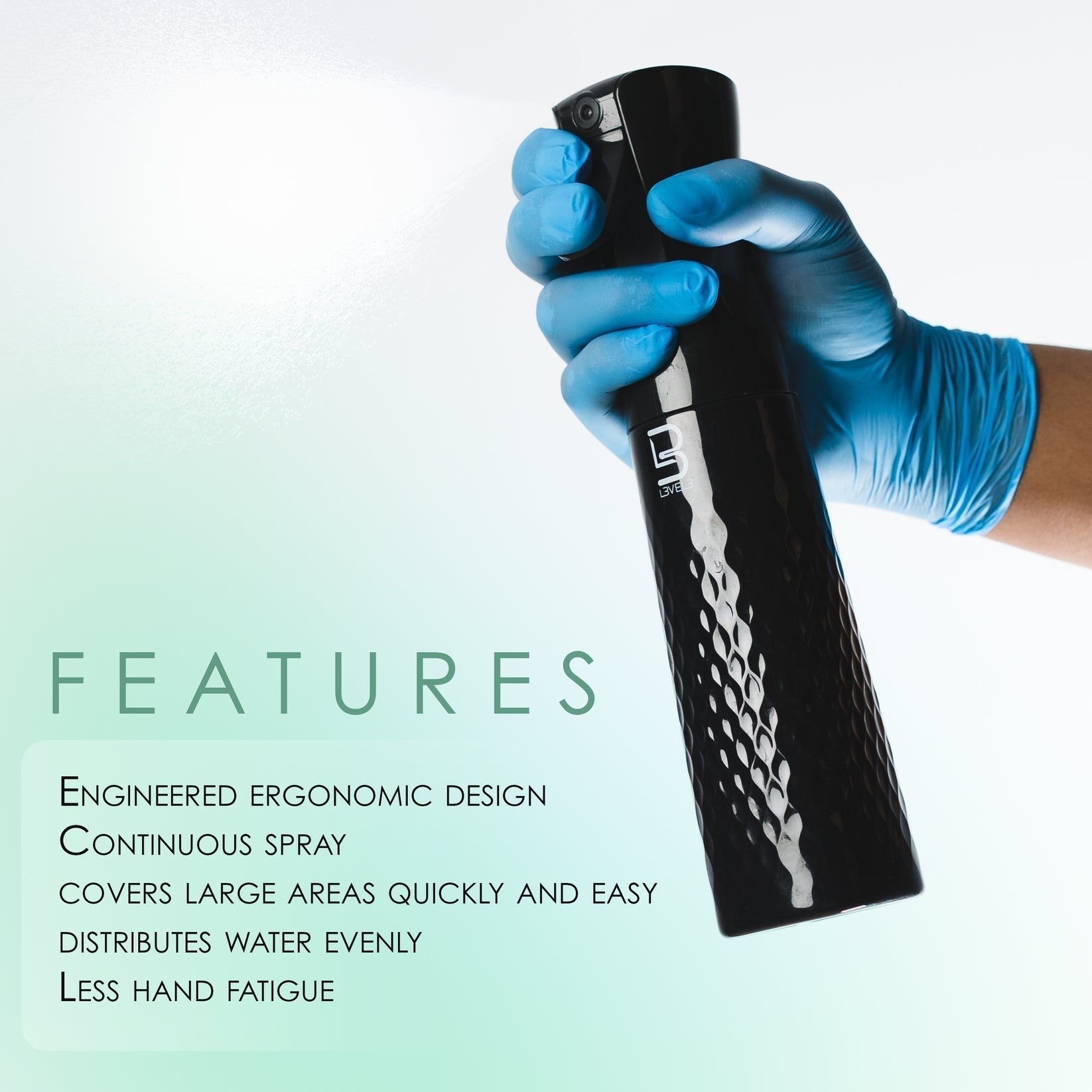 L3VEL3 Continuous Spray Bottle