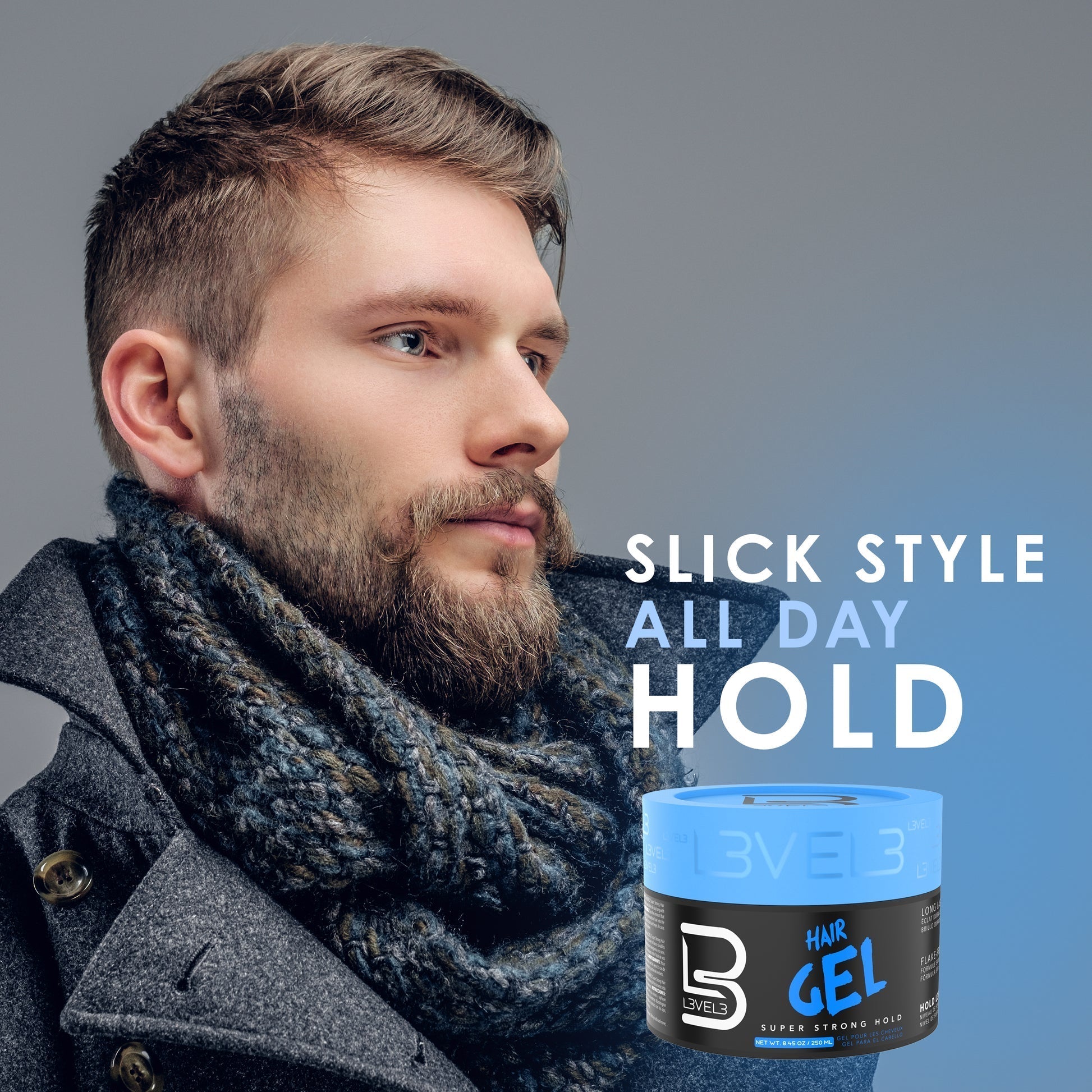 L3VEL3 Hair Styling Gel 500ML