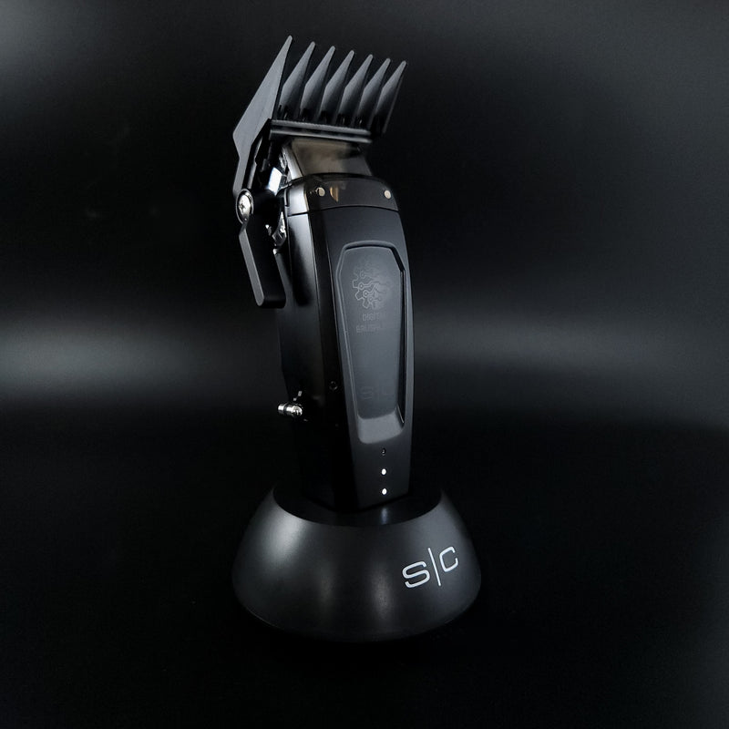 StyleCraft Saber 2.0 Cordless Modular Clipper w/ High-Torque Digital Brushless Motor - Black