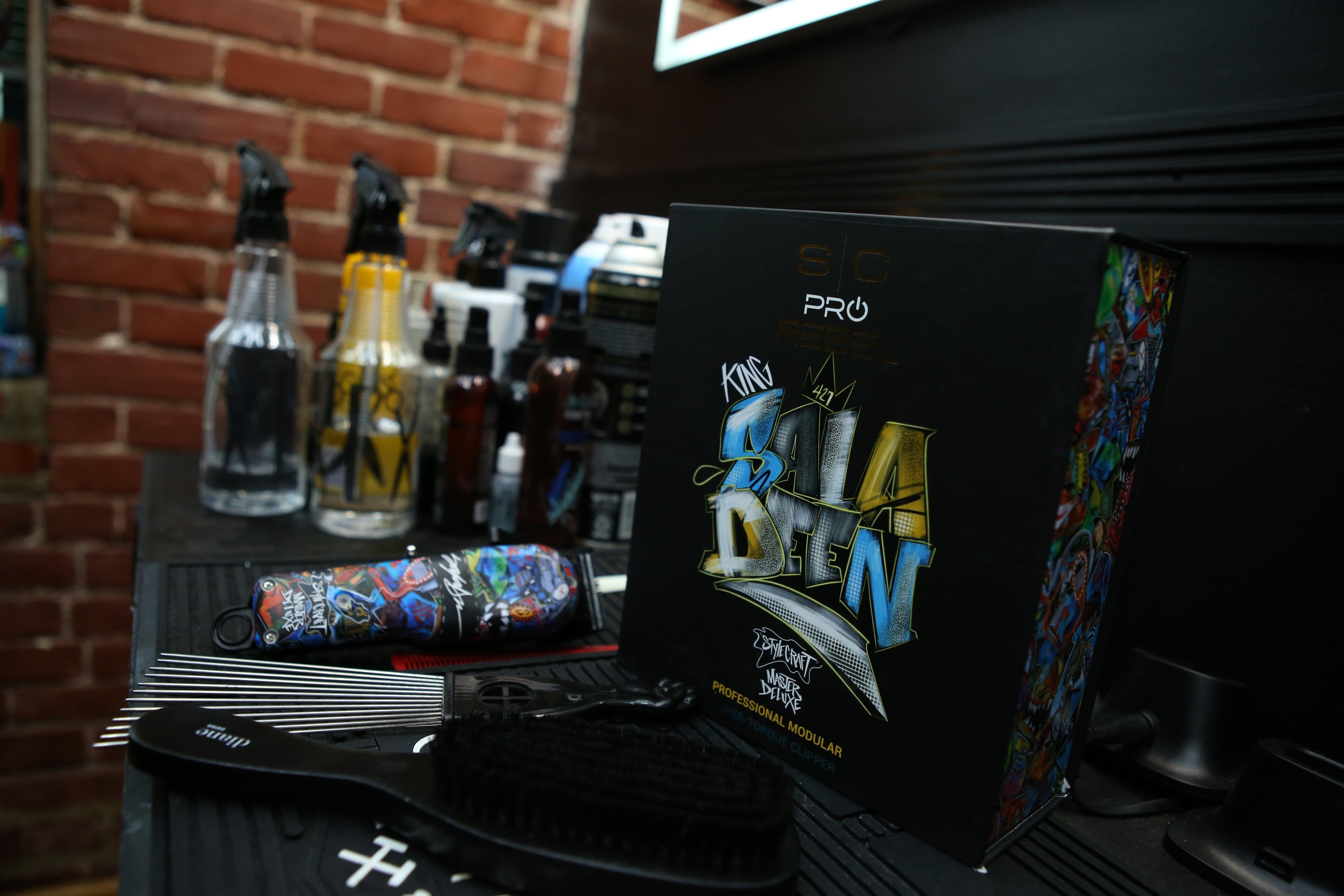 StyleCraft Rebel Super-Torque Modular Cordless Clipper w/ Echo Blade - King Saladeen Limited Edition