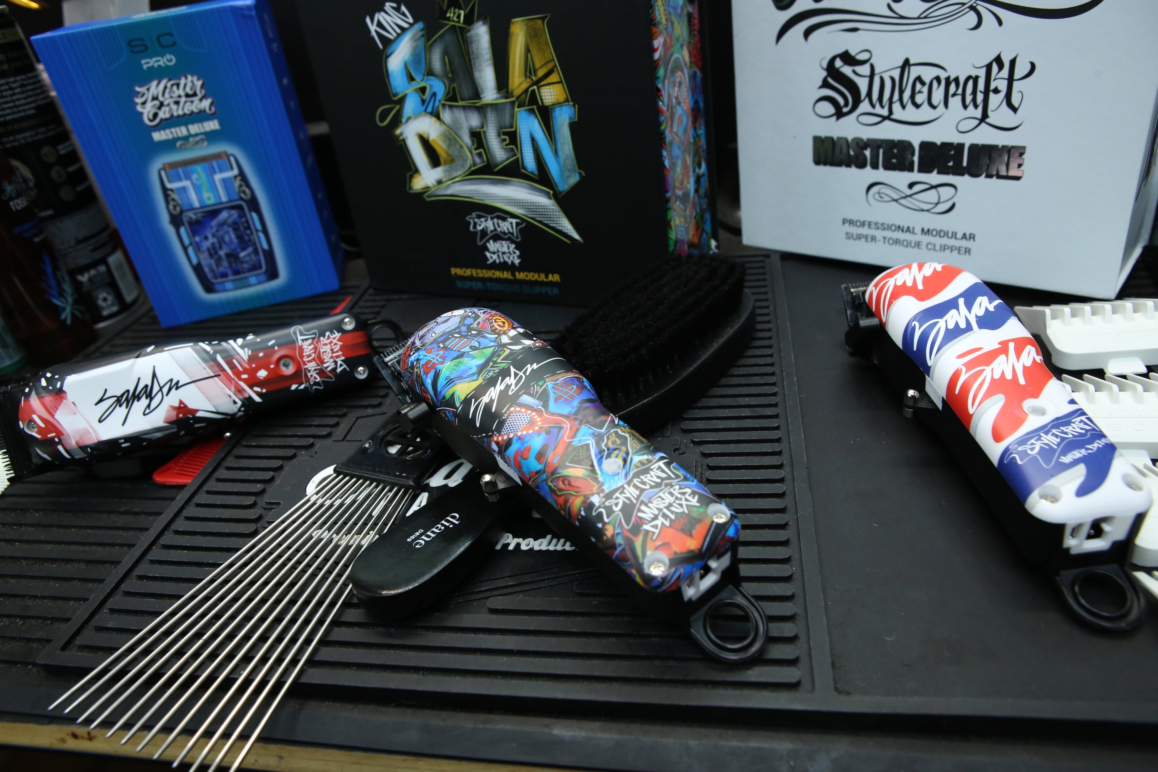 StyleCraft Rebel Super-Torque Modular Cordless Clipper w/ Echo Blade - King Saladeen Limited Edition