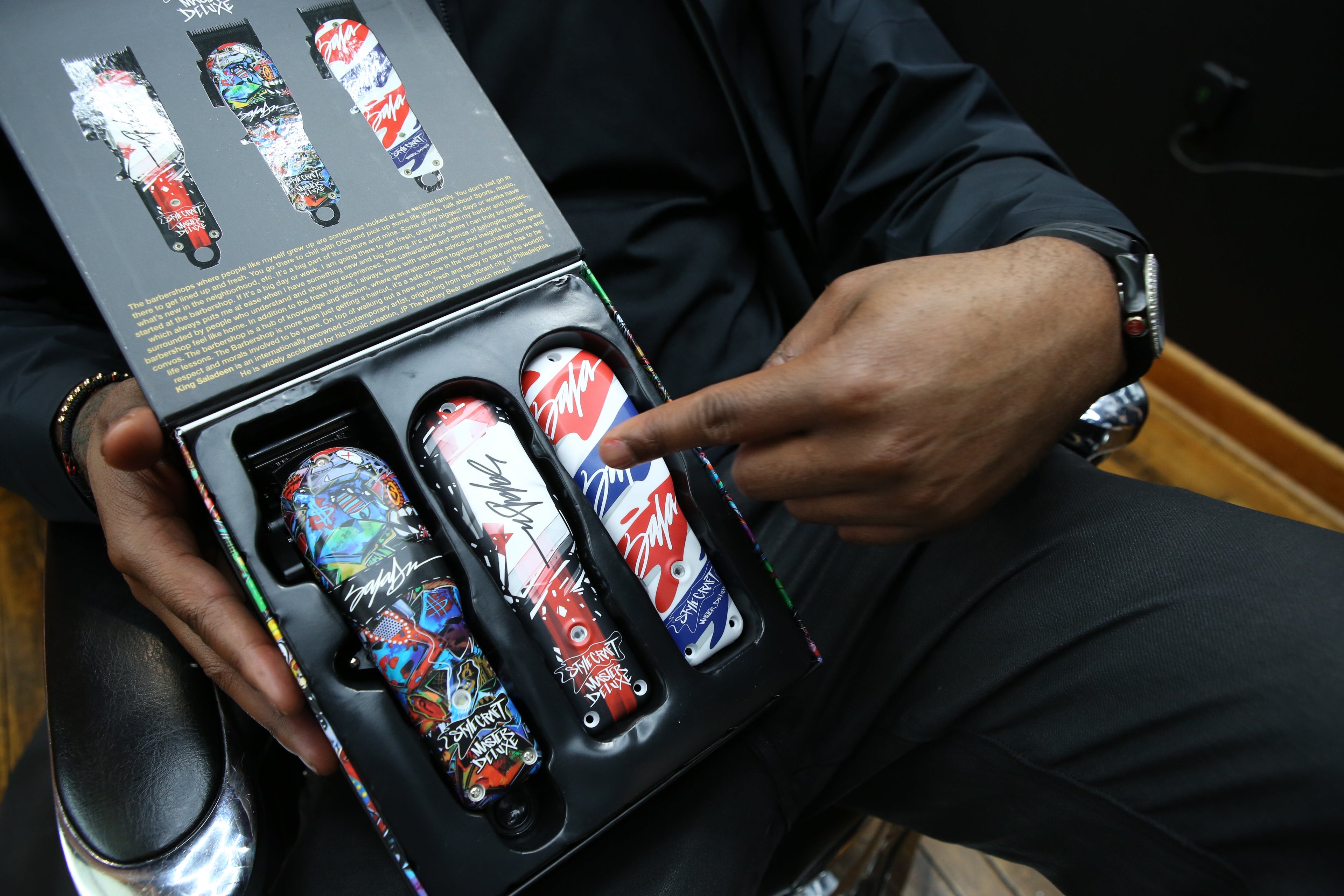 StyleCraft Rebel Super-Torque Modular Cordless Clipper w/ Echo Blade - King Saladeen Limited Edition