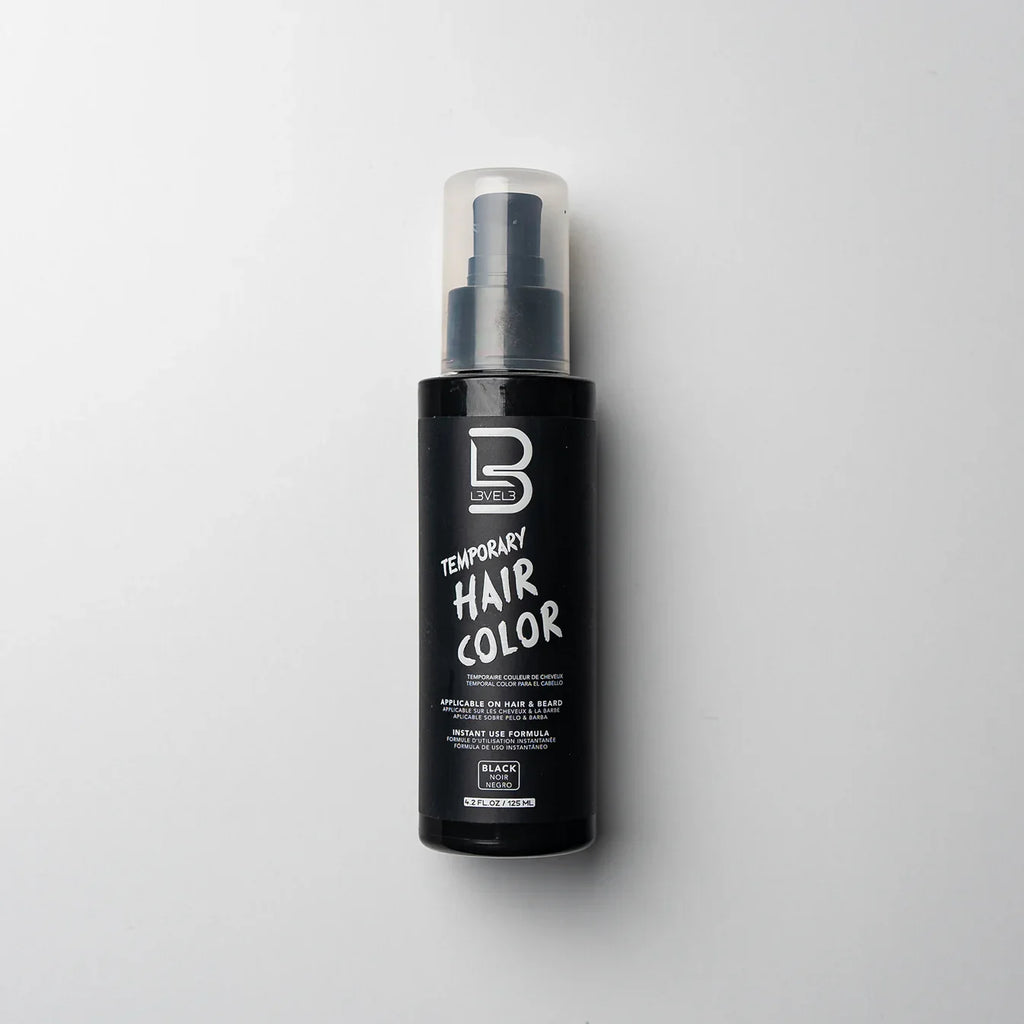 Level 3 Temporary Hair & Beard Color - Black