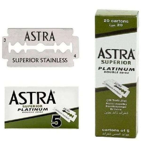 Astra Platinum Double Edge Razor Blades (Green)