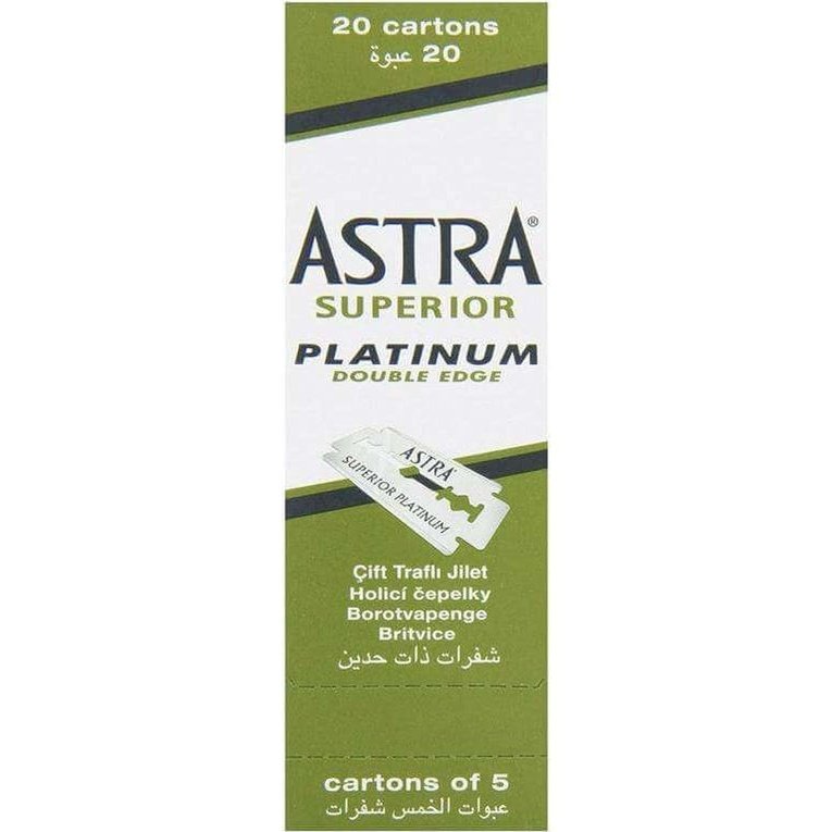 Astra Platinum Double Edge Razor Blades (Green)