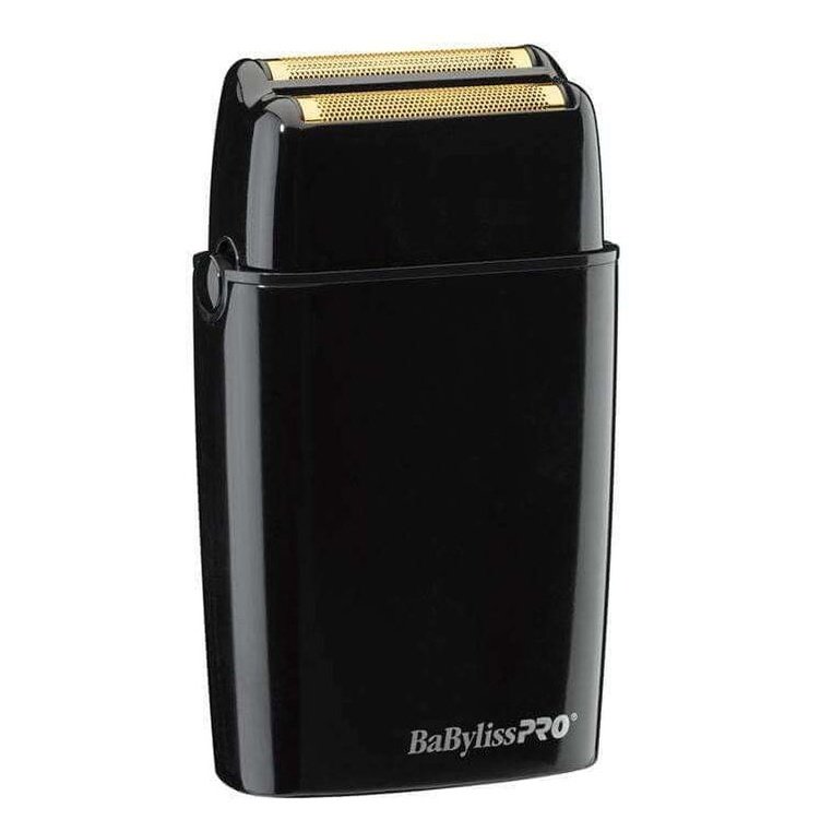 Cordless Black Metal Double Foil Shaver