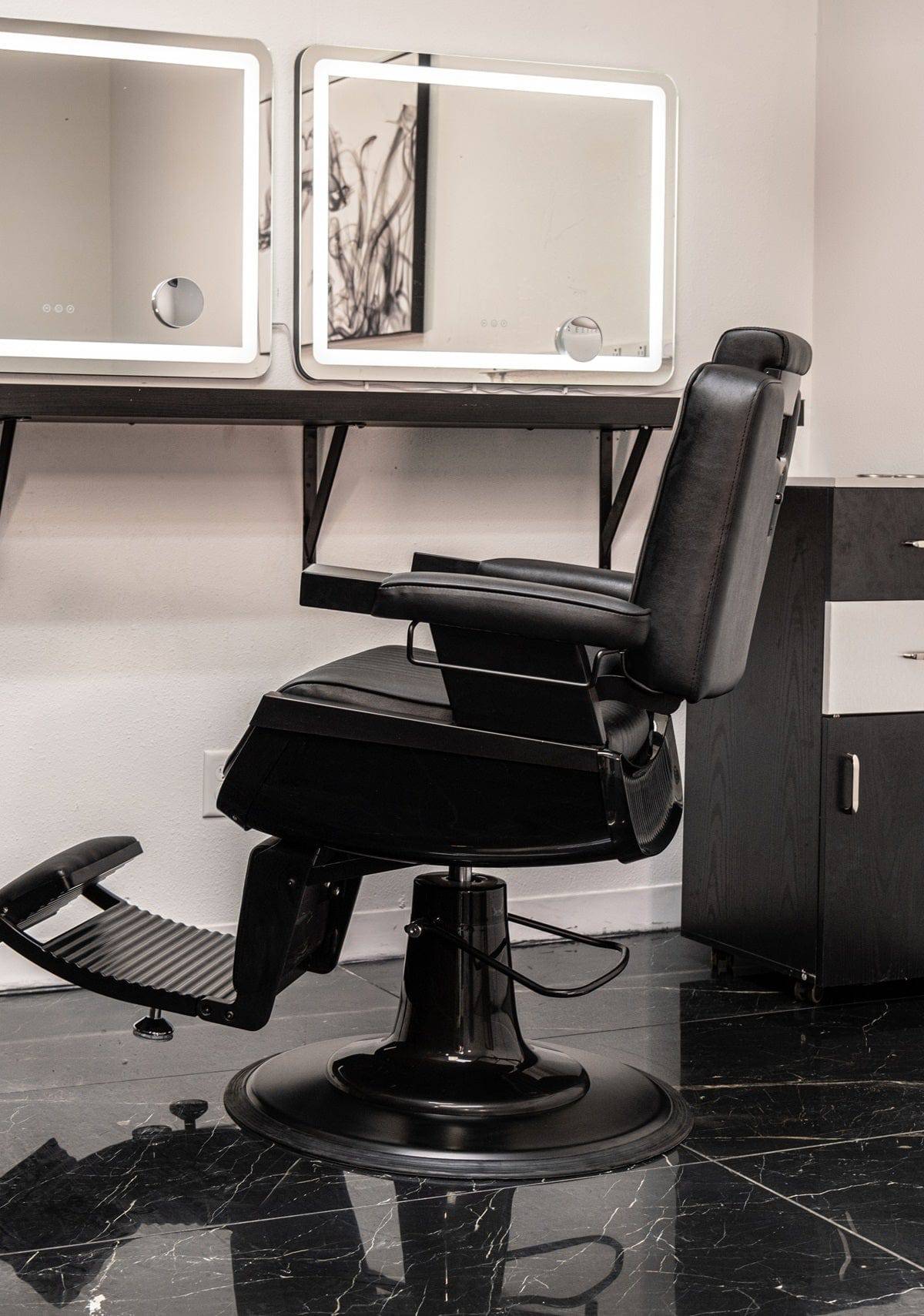 Lennox Barber Chair with Recessed Headrest