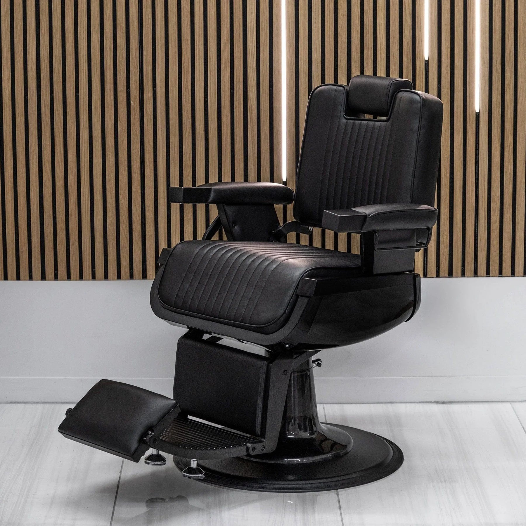 Lennox Barber Chair with Recessed Headrest