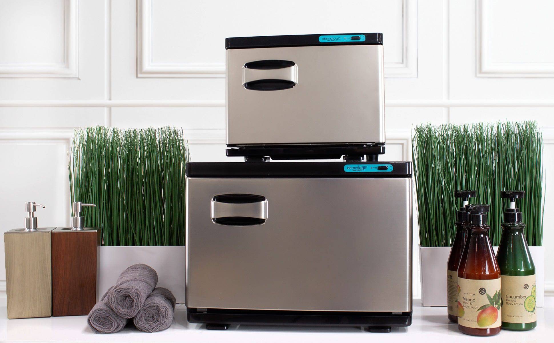 Stainless Towel Warmer with UV Light Sterilizer 8L