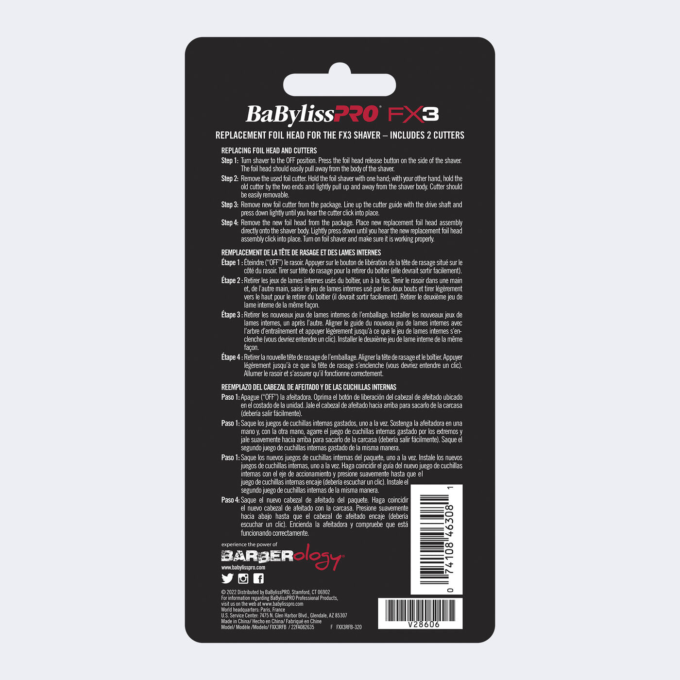 BaBylissPRO FX3 Replacement Foil & Cutter