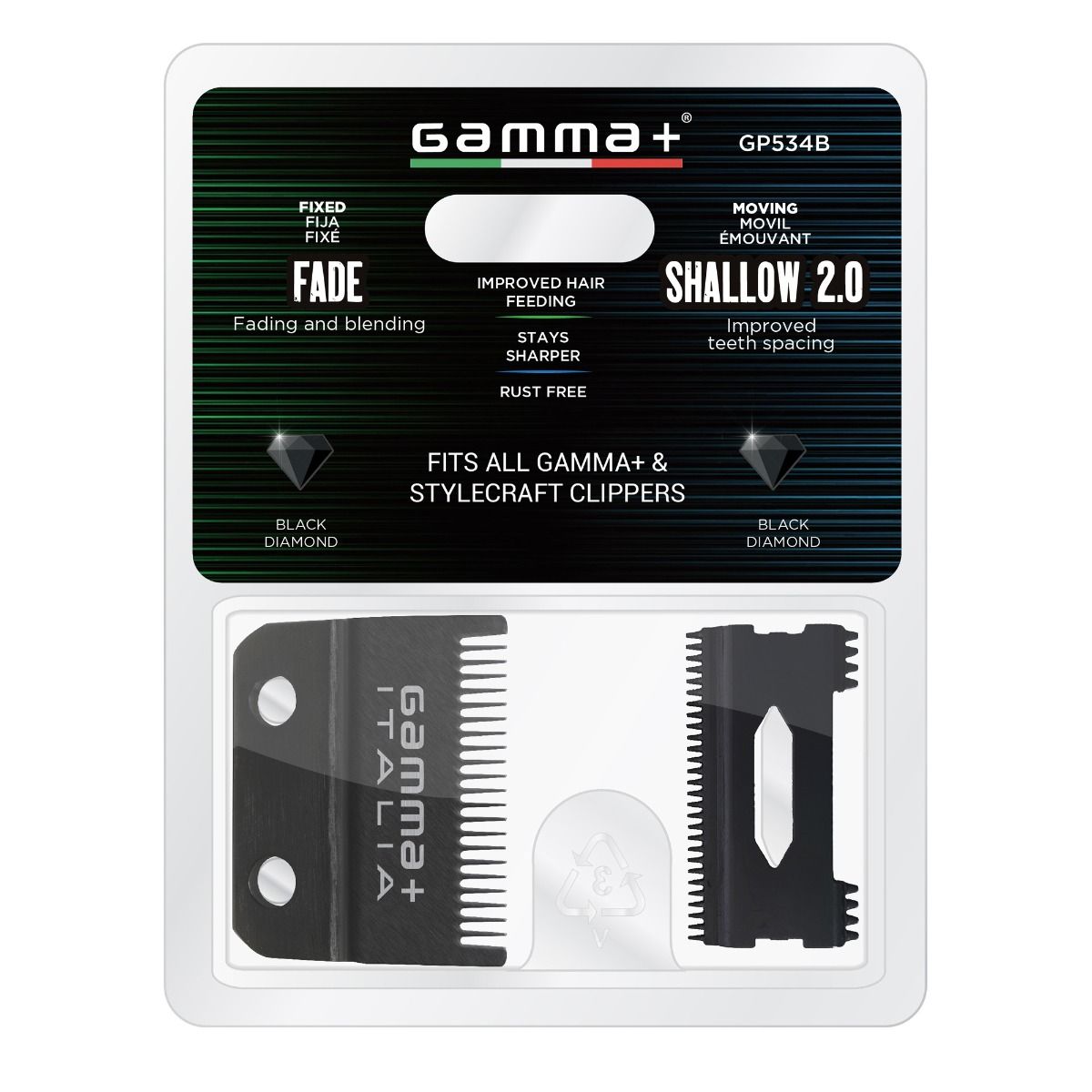 Gamma+ Replacement Fade Blade + Cutter (GPFBDFB)