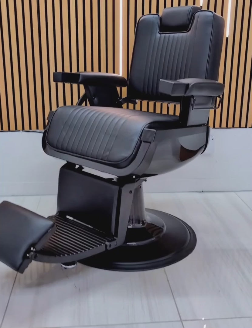 Lennox Barber Chair with Recessed Headrest