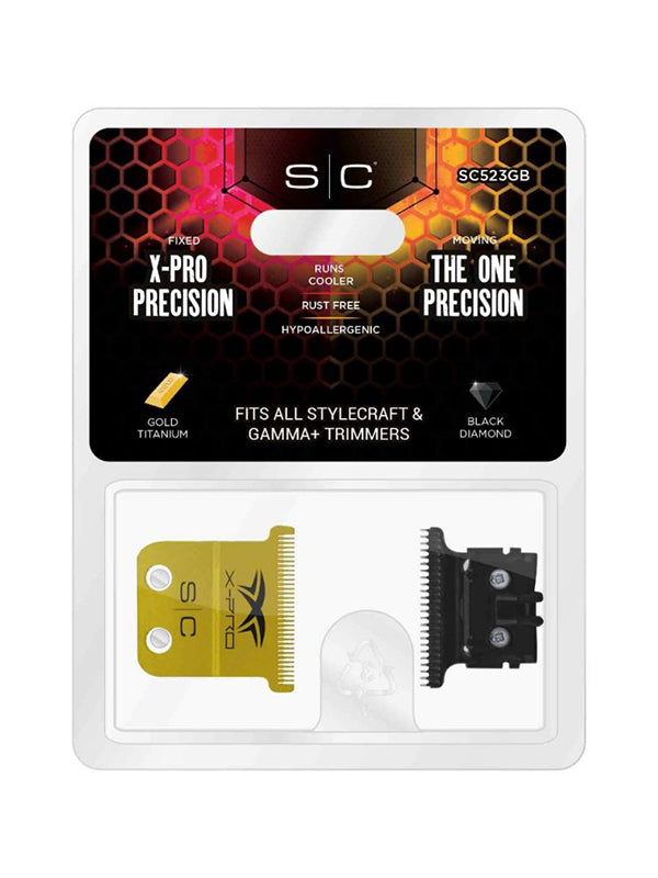 StyleCraft Precision X-Pro Gold Replacement Blade & Cutter